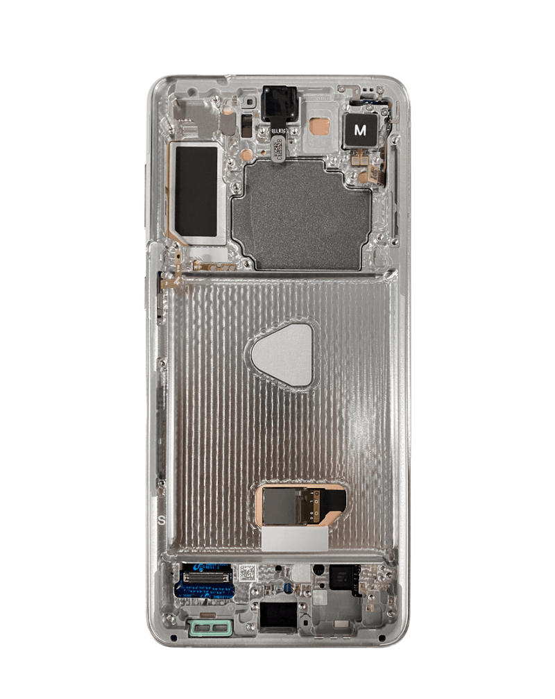 Reparación de pantalla con marco original Samsung Galaxy S21 Plus en Guatemala, mayorista de pantallas OLED en PHANTOM SILVER.