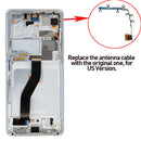 Reparación de pantalla original con marco Samsung Galaxy S21 Ultra G998 (PHANTOM SILVER) en Guatemala.