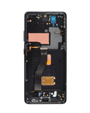 Pantalla OLED con marco original para Samsung Galaxy S21 Ultra 5G en Guatemala, mayorista de displays Samsung.