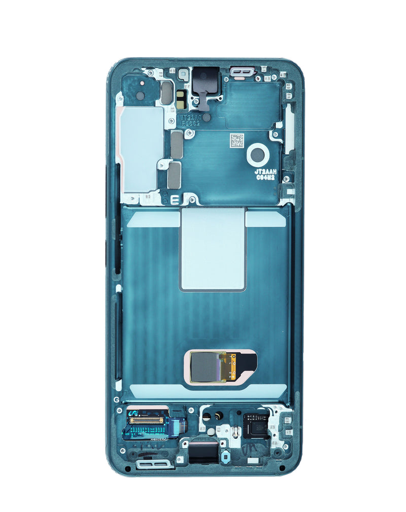Reparación de pantalla original OLED con marco para Galaxy S22 S901 en Guatemala.