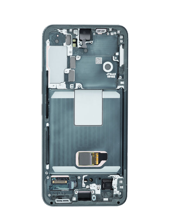 Encuentra pantallas originales OLED con marco para Galaxy S22 S901 en Guatemala, somos tu mayorista de confianza en reparaciones de pantallas Samsung.