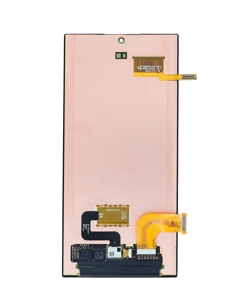 Reparación de pantalla sin marco original Samsung Galaxy S22 Ultra S908 OLED en Guatemala.