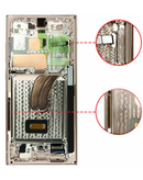 Reparación de pantalla original OLED con marco para Samsung Galaxy S23 Ultra en Guatemala.