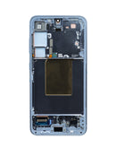 Encuentra la mejor oferta de pantalla original con frame Galaxy S24 S921 (SAPPHIRE BLUE) en Guatemala para reparaciones de pantallas Samsung.