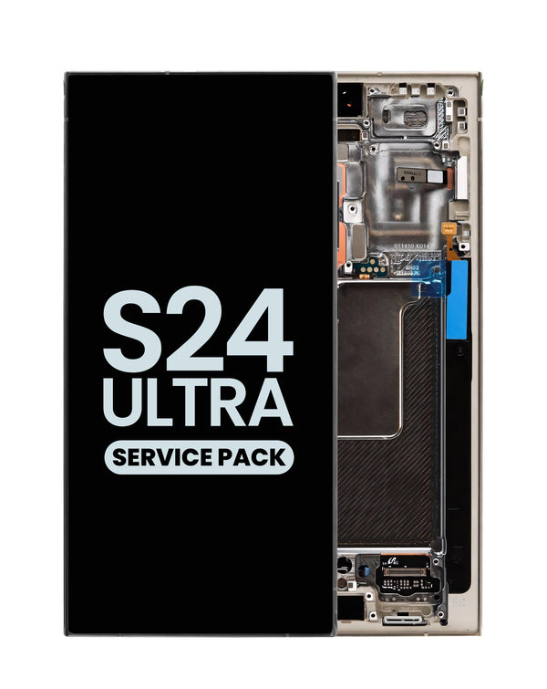 Pantalla original OLED con marco Galaxy S24 Ultra S928 (TITANIUM GRAY)