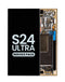 Reparación de pantalla original con marco para Galaxy S24 Ultra en Guatemala, variante Titanium Yellow.