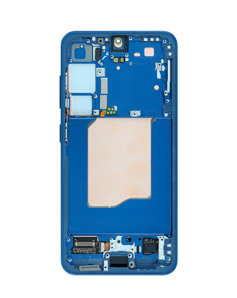 Encuentra la pantalla original OLED con marco S25 (S931) color NAVY en Guatemala para reparaciones de dispositivos móviles.