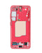 Reparación de pantalla OLED S25 con marco en Guatemala, servicio mayorista de service pack con etiqueta CORALRED.