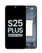Reparación de pantalla original OLED con marco para Samsung S25 Plus en Guatemala, disponible en colores Blue Black.