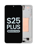 Reparación de pantalla OLED S25 Plus con marco original en Guatemala.