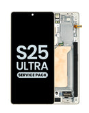 Pantalla original OLED con marco Samsung Galaxy S25 Ultra (S938) en Guatemala, disponible para reparaciones en talleres de confianza.