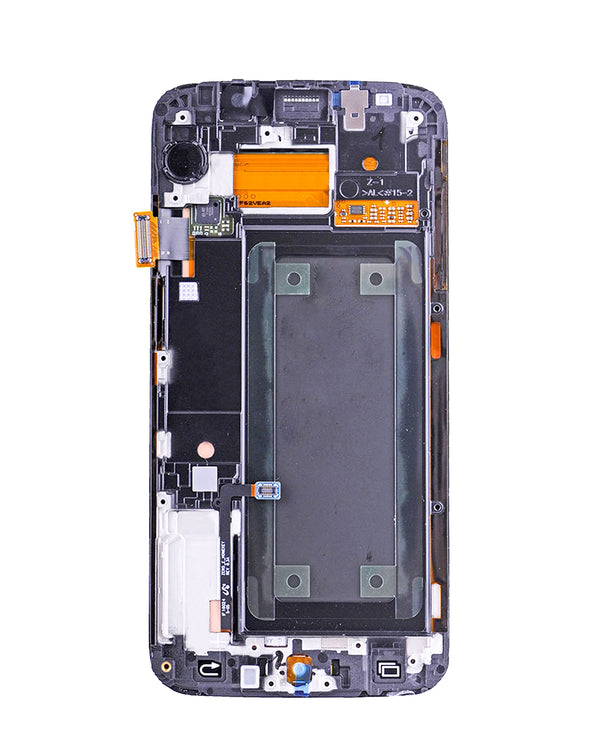 Compra la pantalla OLED con marco Samsung Galaxy S6 Edge (G925) color blanco de calidad premium en Guatemala al mejor precio.