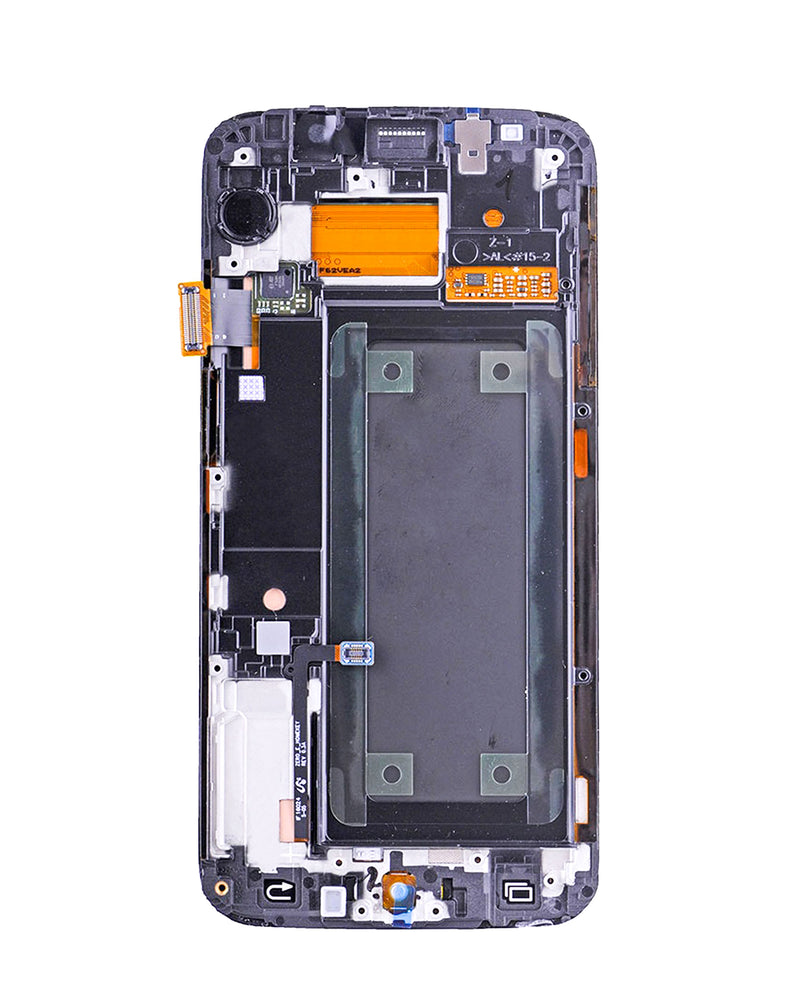 Compra la pantalla OLED con marco Samsung Galaxy S6 Edge (G925) color blanco de calidad premium en Guatemala al mejor precio.