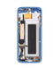 Reparación de pantalla con marco para Samsung Galaxy S7 Edge en Guatemala - Color Coral Blue.