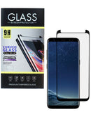 Protector de pantalla de vidrio templado full glue para Galaxy S8 en Guatemala, ideal para una instalación sencilla y sin burbujas.