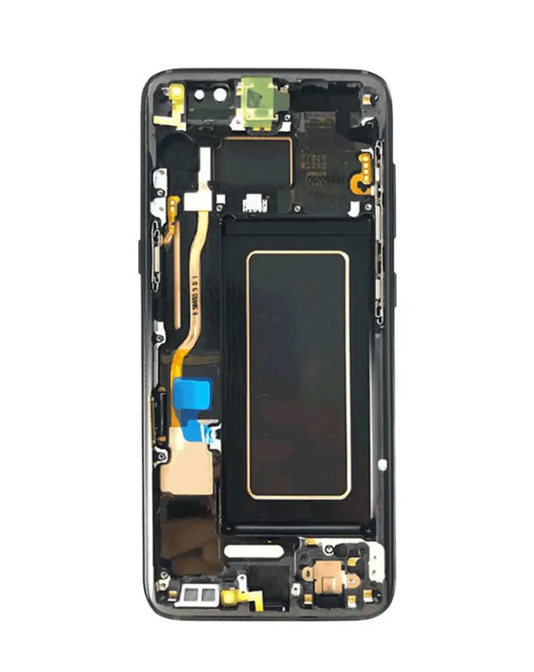Reparación de pantalla con marco para Samsung Galaxy S8 en Guatemala, disponible en color Midnight Black.