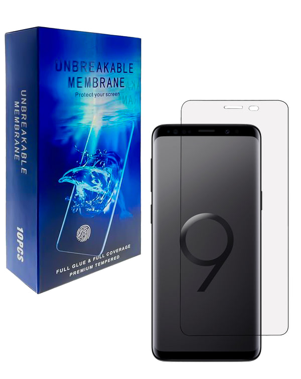 Protector de pantalla TPU termoplástico Galaxy S9 Plus, ideal para mayoristas en Guatemala.