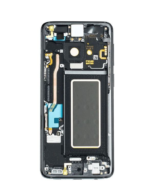 Pantalla original OLED con marco para Samsung Galaxy S9 Plus en Guatemala, ideal para reparaciones en talleres autorizados.