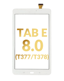 Reparación de digitizador Galaxy Tab E 8.0 (T377 / T378) blanco en Guatemala.