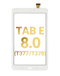 Reparación de digitizador Galaxy Tab E 8.0 (T377 / T378) blanco en Guatemala.
