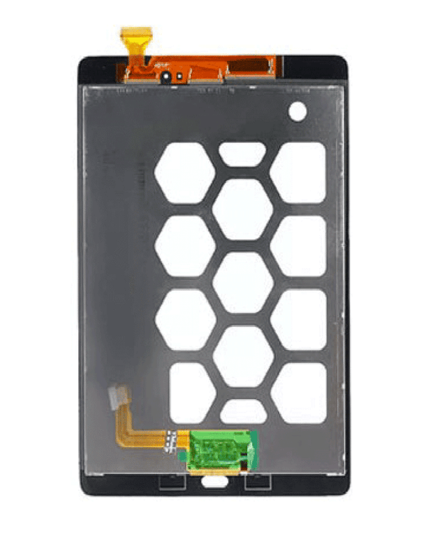 Pantalla sin marco Galaxy Tab A 9.7 (T550) en color blanco disponible en Guatemala para reparaciones de tablets Samsung.