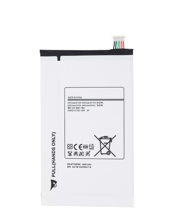 Batería Samsung Galaxy Tab S 8.4 disponible para reparación en Guatemala, batería original modelo EB-BT705FBE.