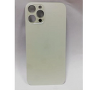 Tapa Trasera iPhone 12 Pro Max Color Silver/Blanco | Agujero de Lente de Camara Grande | Instala Facil