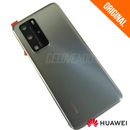 Vidrio Trasero Plateado Huawei P40  Pro | Original | Con Adhesivos y Lente de Camara