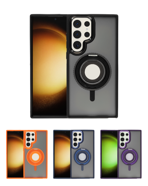 Encuentra la mejor funda transparente con anillo de silicona para tu Galaxy S25 Ultra en Guatemala.