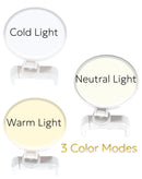 Clip de LED para Selfie Ring Light en Guatemala, blanco, perfecto para mayoristas de accesorios de celular.