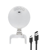 Clip de LED para Selfie Ring Light en Guatemala, blanco, perfecto para mayoristas de accesorios de celular.