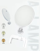 Clip de LED para Selfie Ring Light en Guatemala, blanco, perfecto para mayoristas de accesorios de celular.