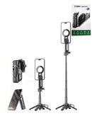 Compra un selfie stick magnético en Guatemala para tu iPhone o Android en color negro en SlowBack, distribuidor mayorista de accesorios telefónicos.