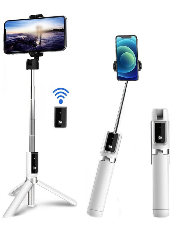 Compra el Selfie Stick Tripod P40 WHITE en Guatemala para capturar tus momentos especiales con la mejor calidad y comodidad.