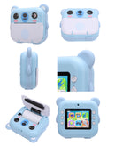Cámara digital SNAP'Z Instant Print con sticker roll en color azul disponible en Guatemala.