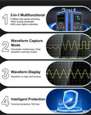 Encuentra el osciloscopio multimetro SUNSHINE DT-24 Pro en Guatemala para tus mediciones con precisión y calidad.