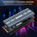 Etiqueta disipador de aluminio Derlar 2280 PCI-E SSD