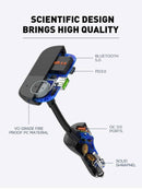 Transmisor FM Bluetooth 5.0 LDNIO C705Q negro, cargador auto USB dual con cable USB C.