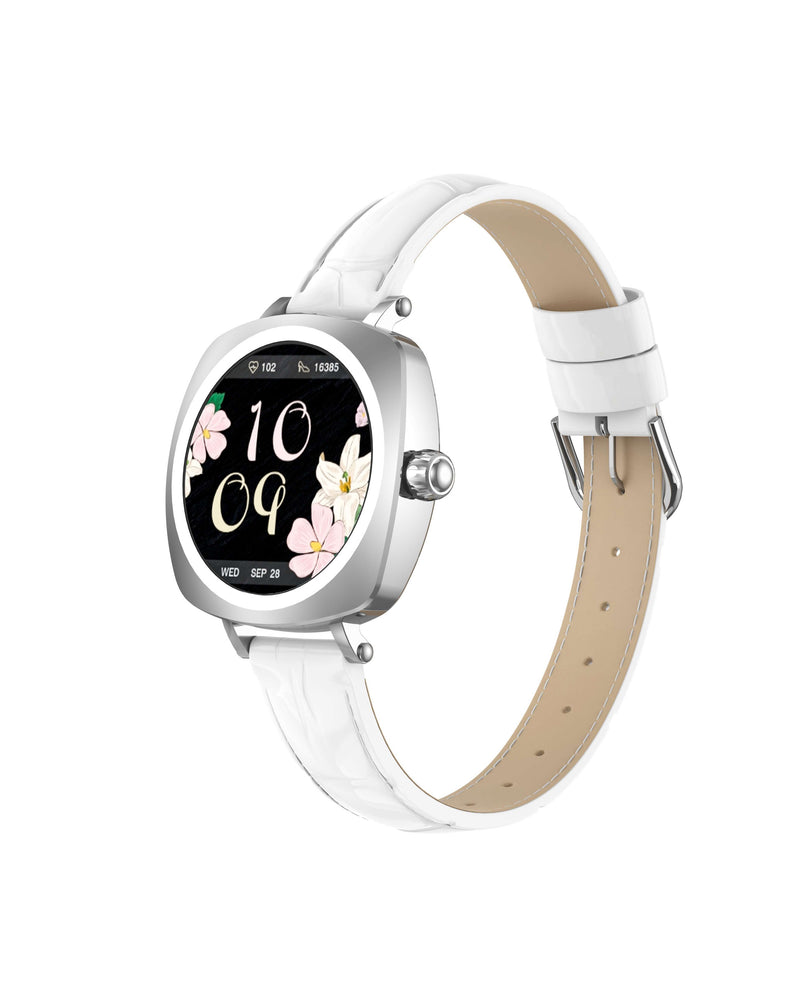 Reloj inteligente de monitoreo de salud LDNIO SW03 con pantalla AMOLED Bluetooth 5.4 (Plateado)