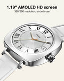 Reloj inteligente de monitoreo de salud LDNIO SW03 con pantalla AMOLED Bluetooth 5.4 (Plateado)