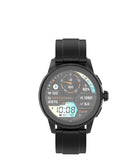 Smartwatch LDNIO SW05 negro, pantalla táctil, monitor de ritmo cardíaco, contador de pasos y modos deportivos.
