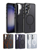 Protege tu Samsung Galaxy S25 con esta funda antideslizante mate translúcida con carga inalámbrica en Guatemala.