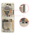 Reparación de pantalla Samsung Galaxy Z Flip 3 F711 con marco en Guatemala, servicio pack OLED en color Cream.