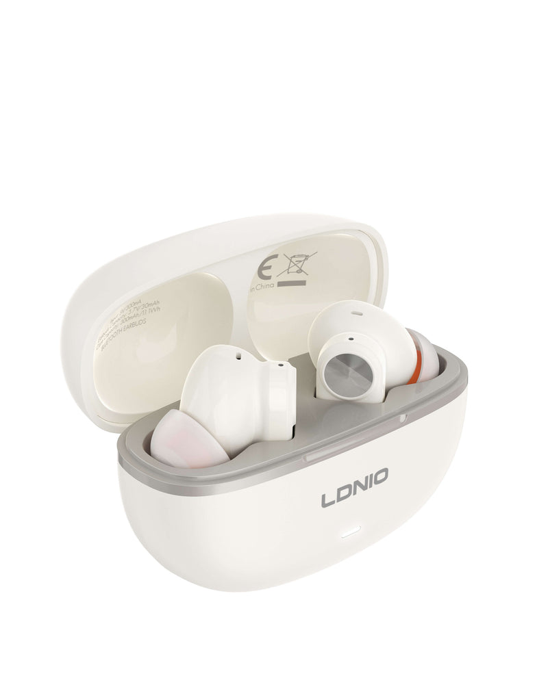 Auriculares TWS Bluetooth inalambricos estereos con microfono LDNIO T13 (Blanco)