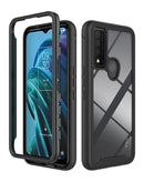 Encuentra el mejor case híbrido con tecnología Air Cushion en color negro para tu TCL 30 XE en Guatemala.