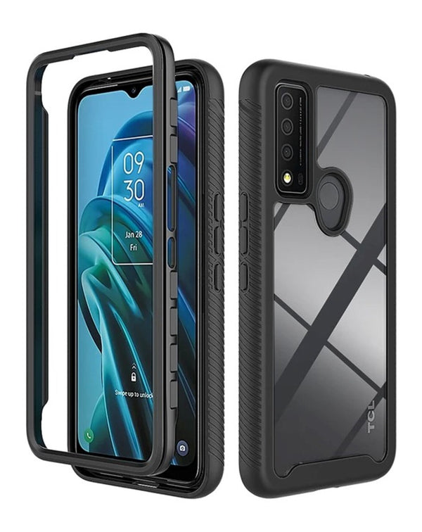 Encuentra el mejor case híbrido con tecnología Air Cushion en color negro para tu TCL 30 XE en Guatemala.