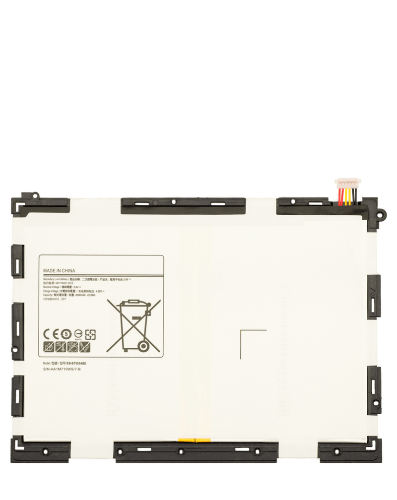 Batería Galaxy Tab A 9.7 (T550) disponible para reparación en Guatemala.