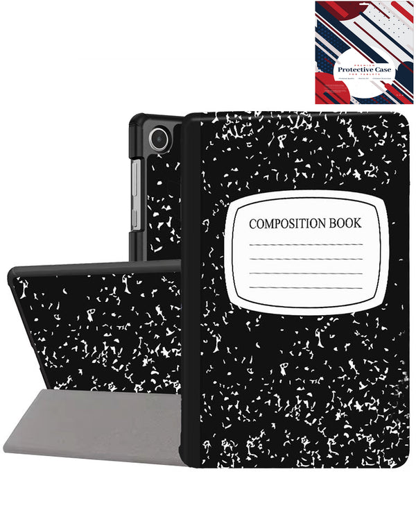 Encuentra la mejor funda de diseño estilo cuaderno antiguo para tu Galaxy Tab A9 2023 en Guatemala.