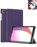 Protege tu Samsung Galaxy Tab A9 2023 con un estuche anti golpes de color morado en Guatemala.