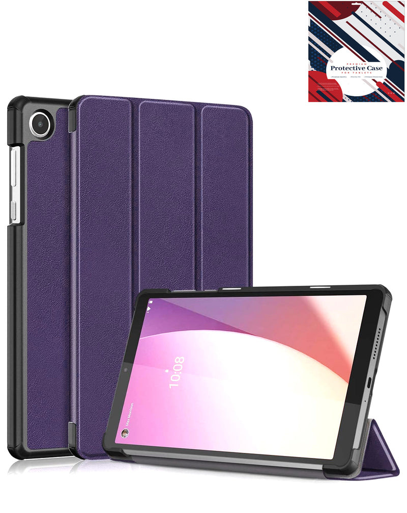 Protege tu Samsung Galaxy Tab A9 2023 con un estuche anti golpes de color morado en Guatemala.